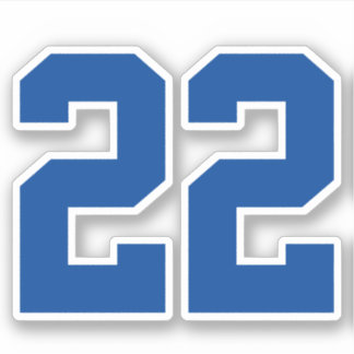 お使いのカスタムジャージー番号 シール