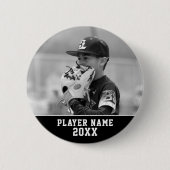 お使いのカスタムスポーツフォト 缶バッジ (正面)