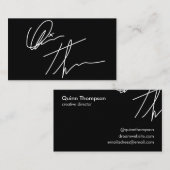 お使いのカスタムトレンディー署名名刺 名刺 (正面/裏面)