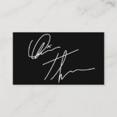 お使いのカスタムトレンディー署名名刺 名刺 (正面)