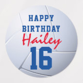 お使いのカスタムバレーボール/ウォーターポロジャージー番号 ラベル (デザイン2)