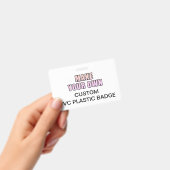 お使いのカスタムパーソナライズされたイベントPVC バッジ (手持ち)