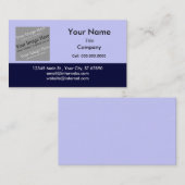 お使いのカスタムビジネススクエアロゴテンプレート 名刺 (正面/裏面)