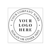 お使いのカスタムビジネスロゴ ラバースタンプ (インプリント)