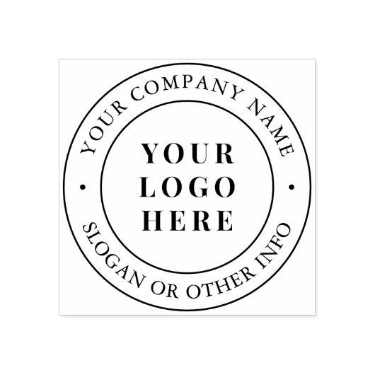 お使いのカスタムビジネスロゴ ラバースタンプ (インプリント)