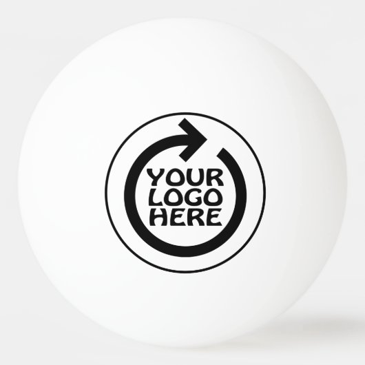 お使いのカスタムビジネスロゴ 卓球ボール (正面)