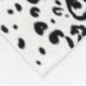 お使いのカスタムフリースブランケット、大/レオパード印刷 フリースブランケット (角)