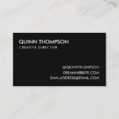 お使いのカスタムロゴの名刺 名刺 (裏面)