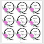 お使いのカスタムロゴフラワーファーム製品 シール (シート)