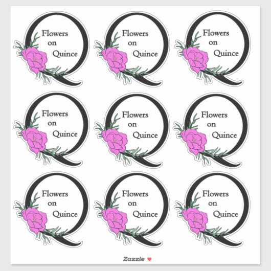 お使いのカスタムロゴフラワーファーム製品 シール (シート)