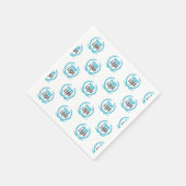 お使いのカスタムロゴ |画像全体パターン（の模様が）ある スタンダードカクテルナプキン (角)