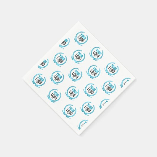 お使いのカスタムロゴ |画像全体パターン（の模様が）ある スタンダードカクテルナプキン (角)