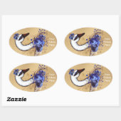 お使いのカスタム写真オーバルシール 楕円形シール (シート)