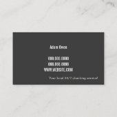 お使いのカスタム名刺 名刺 (裏面)