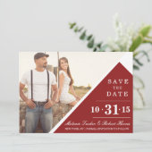 お使いのカスタム招待状5" x 7" セーブザデート (スタンド正面)