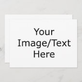 お使いのカスタム招待状 – 白い封筒が含まれる 招待状 (正面/裏面)