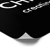 お使いのカスタム文字カイロプラクティックプリント ポスター (角)