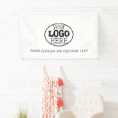 お使いのカスタム文字ロゴ 横断幕 (インサイチュ)