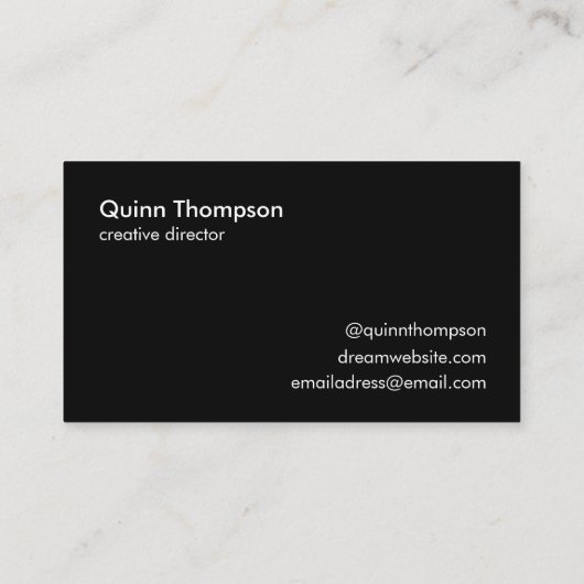 お使いのカスタム署名名刺 名刺 (裏面)