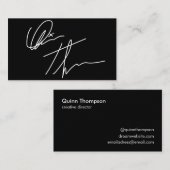 お使いのカスタム署名名刺 名刺 (正面/裏面)