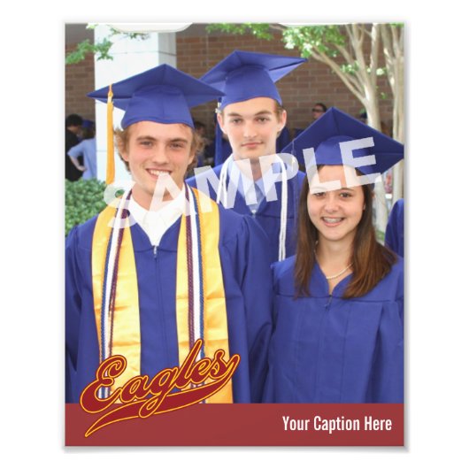 お使いのカスタム8" x 10インチの写真の拡大 フォトプリント (正面)