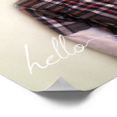 お使いのカスタム8" x 10" Hello Year ポスター (角)