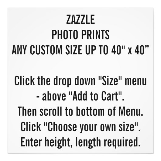 お使いのカスタムNullValue写真の拡大 フォトプリント (正面)