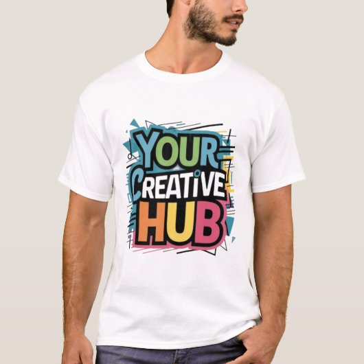 ✅👕お使いのクリエイティブハブTシャツデザイン👕✅ Tシャツ (正面)
