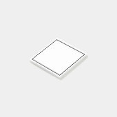 お使いのシンプル文字カスタムモノグラムポストイットノート ポストイット (アングル)
