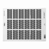 お使いのシンプルRepeatロゴ |黒とグレーのグラデーション ラベル (フルシート)