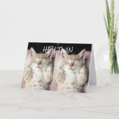 **お使いのツインにTWIN**用の**誕生日** カード (正面)