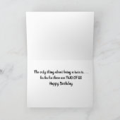 **お使いのツイン向けの究極の誕生日ユーモア** カード (内部)