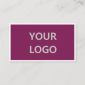 お使いのデザインカスタムカラー名刺テンプレート 名刺 (正面)