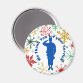 お使いのマグネットをありがとう マグネット (正面/裏面)