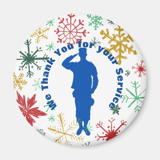 お使いのマグネットをありがとう マグネット (正面)