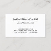 お使いのロゴチェッ赤と白カーボード 名刺 (裏面)