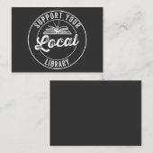 お使いのローカルライブラリY正方形ステッカーをサポート 名刺 (正面/裏面)