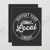 お使いのローカルライブラリY Square Stecker T-Shirtをサポート サンキューカード (正面/裏面)