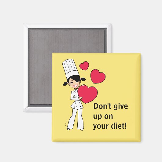 お使いの与えダイエットの冷蔵庫用マグネット マグネット (正面/裏面)