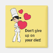 お使いの与えダイエットの冷蔵庫用マグネット マグネット (正面)