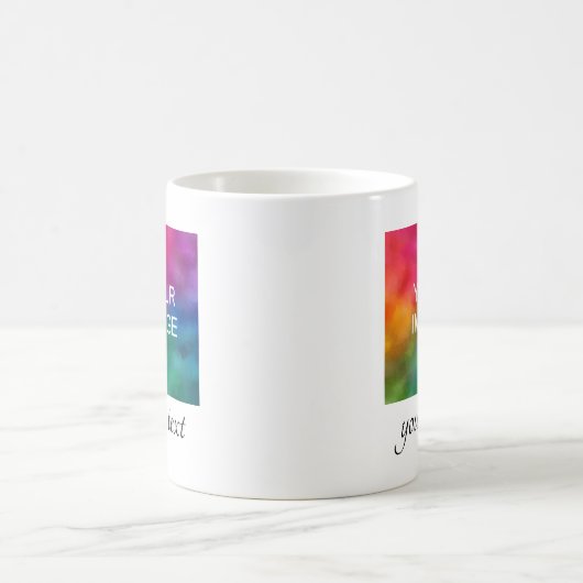 お使いの写真写真の文字または名前最高の コーヒーマグカップ (中央)