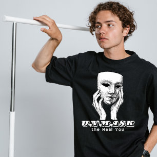 お使いの実在通り衣服Tシャツのマスク解除 Tシャツ