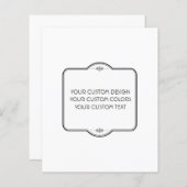 お使いの空白のデザインはこちら – 紙シート (正面/裏面)