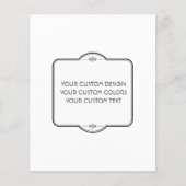 お使いの空白のデザインはこちら – 紙シート (正面)