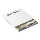 お使いの自動車と名前をカスタムする ノートパッド (アングル)