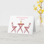 お使いの誕生日カードに祝*従姉妹の カード (黄色い花)