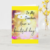 お使いの誕生日カードの*SISTER*へ カード (黄色い花)