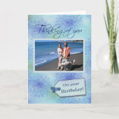 お使いの誕生日 – フォトカードテンプレート カード (正面)