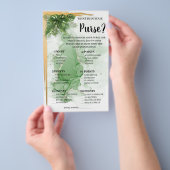 お使いの財布の熱帯シャワーゲームカードの内容 チラシ (ハンドル)