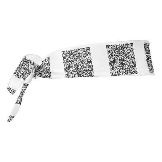 お使いのQRコードカスタムカラータイヘッドバンド タイヘッドバンド (回転270)